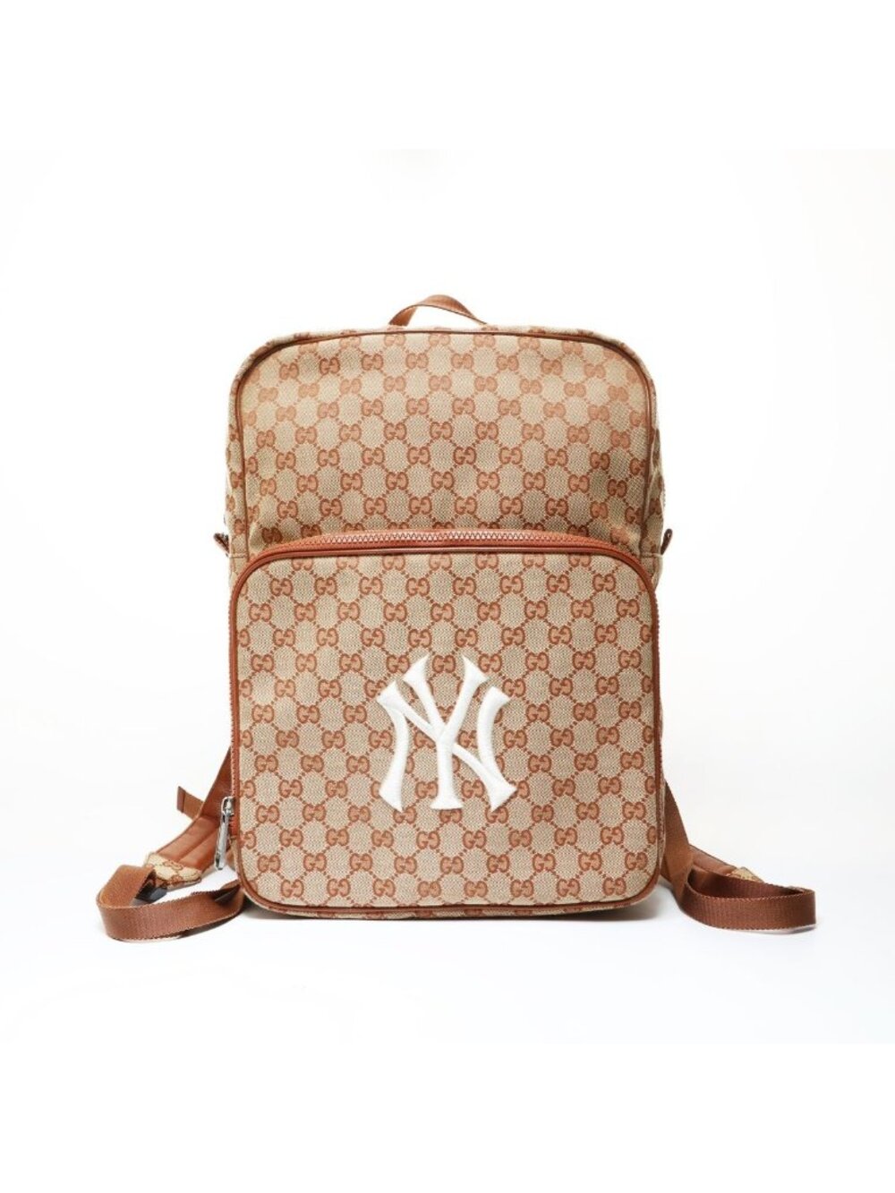 Gucci Backpack GG Canvas New York Yankees - Picture 1 of 10
